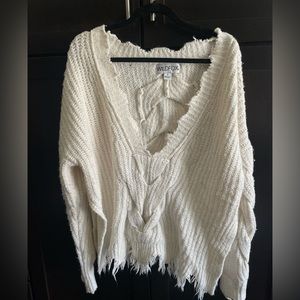 Wildfox Distressed Sweater